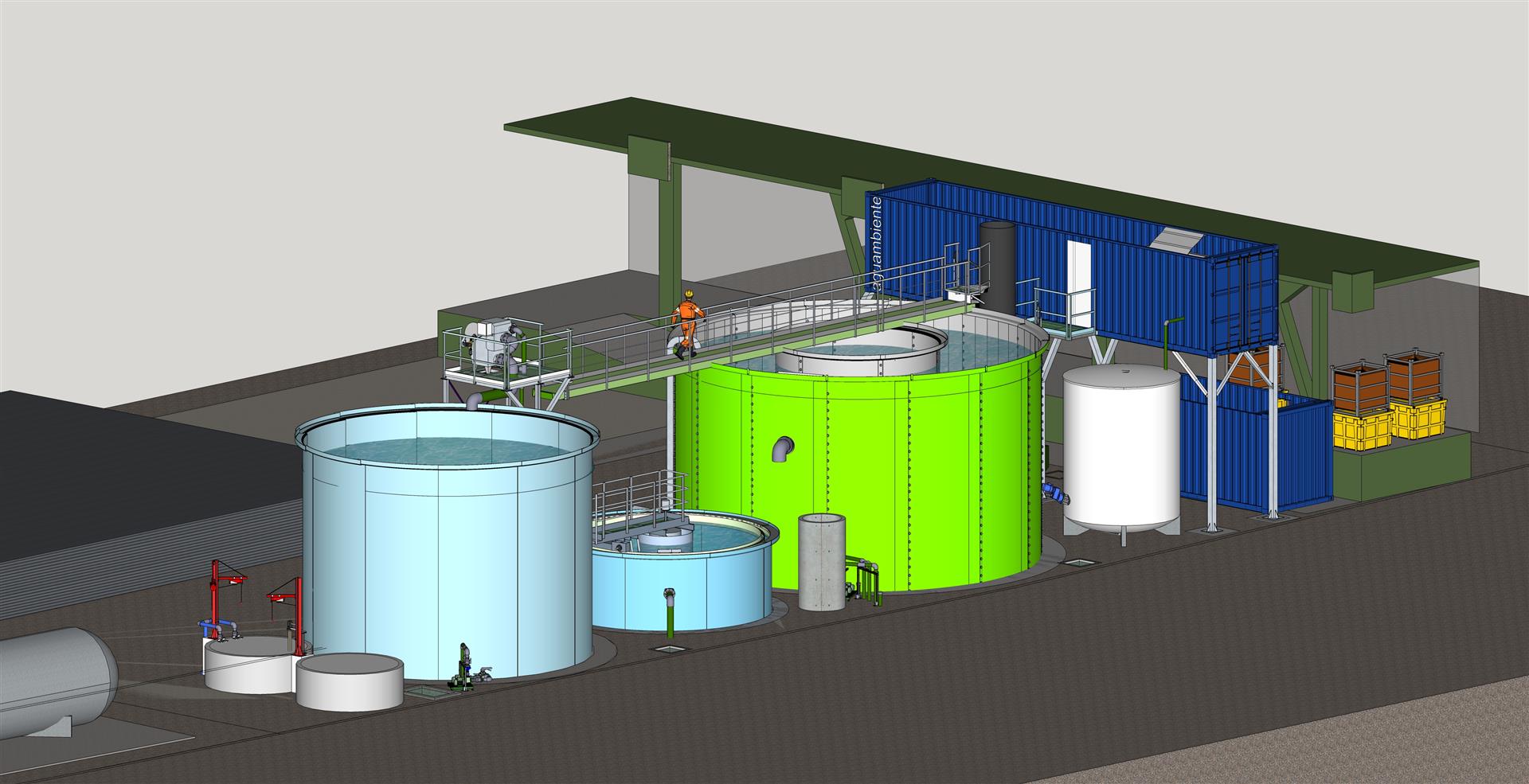 Estación de depuración de aguas residuales, industria conservera