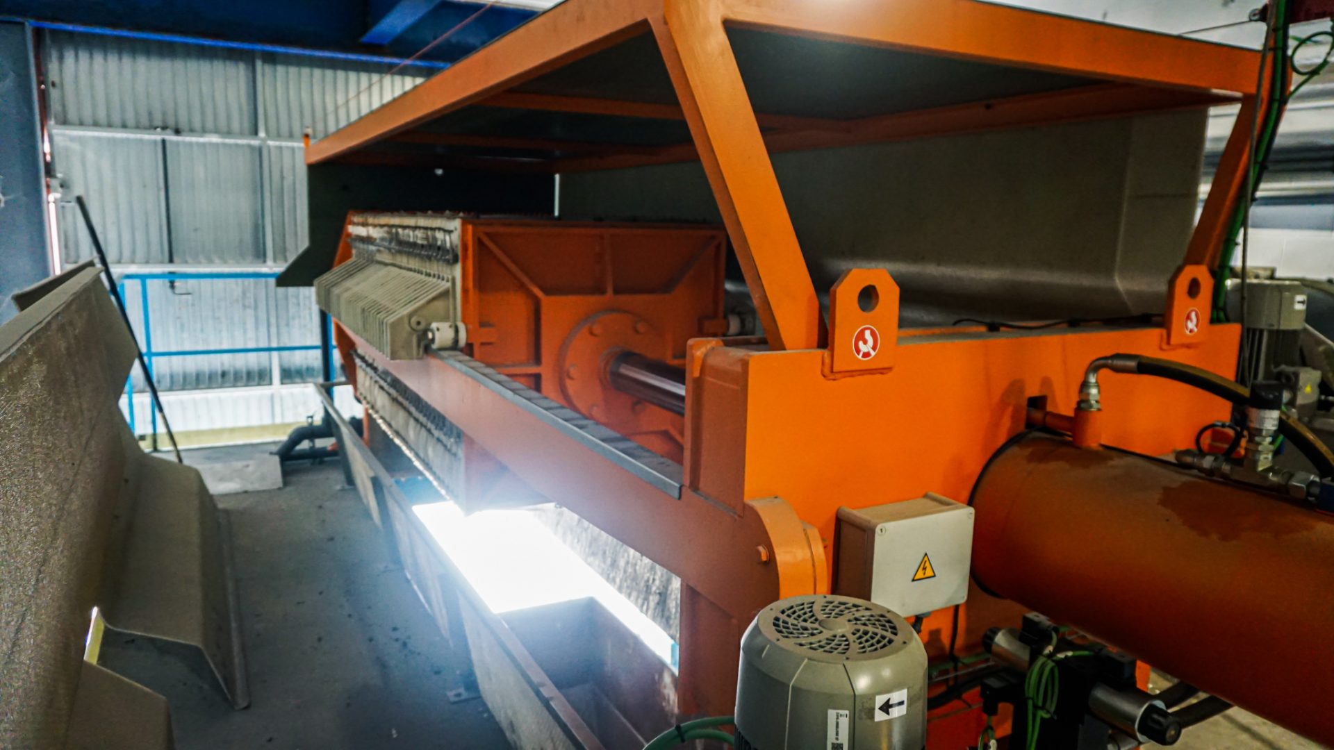 ETAR en industria de reciclaje