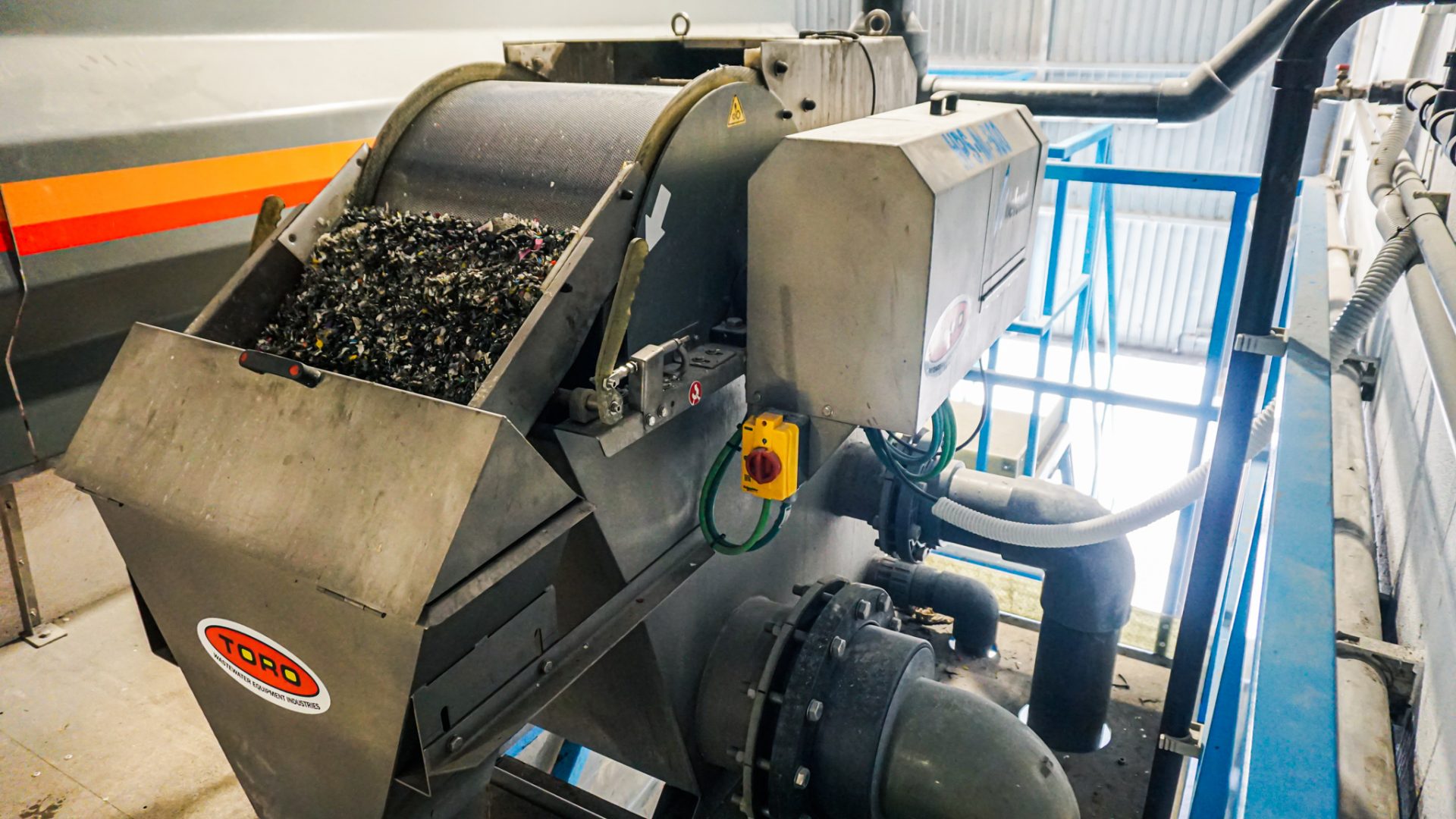 ETAR en industria de reciclaje