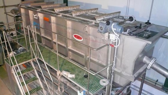 Depuración de aguas en refinería de aceites