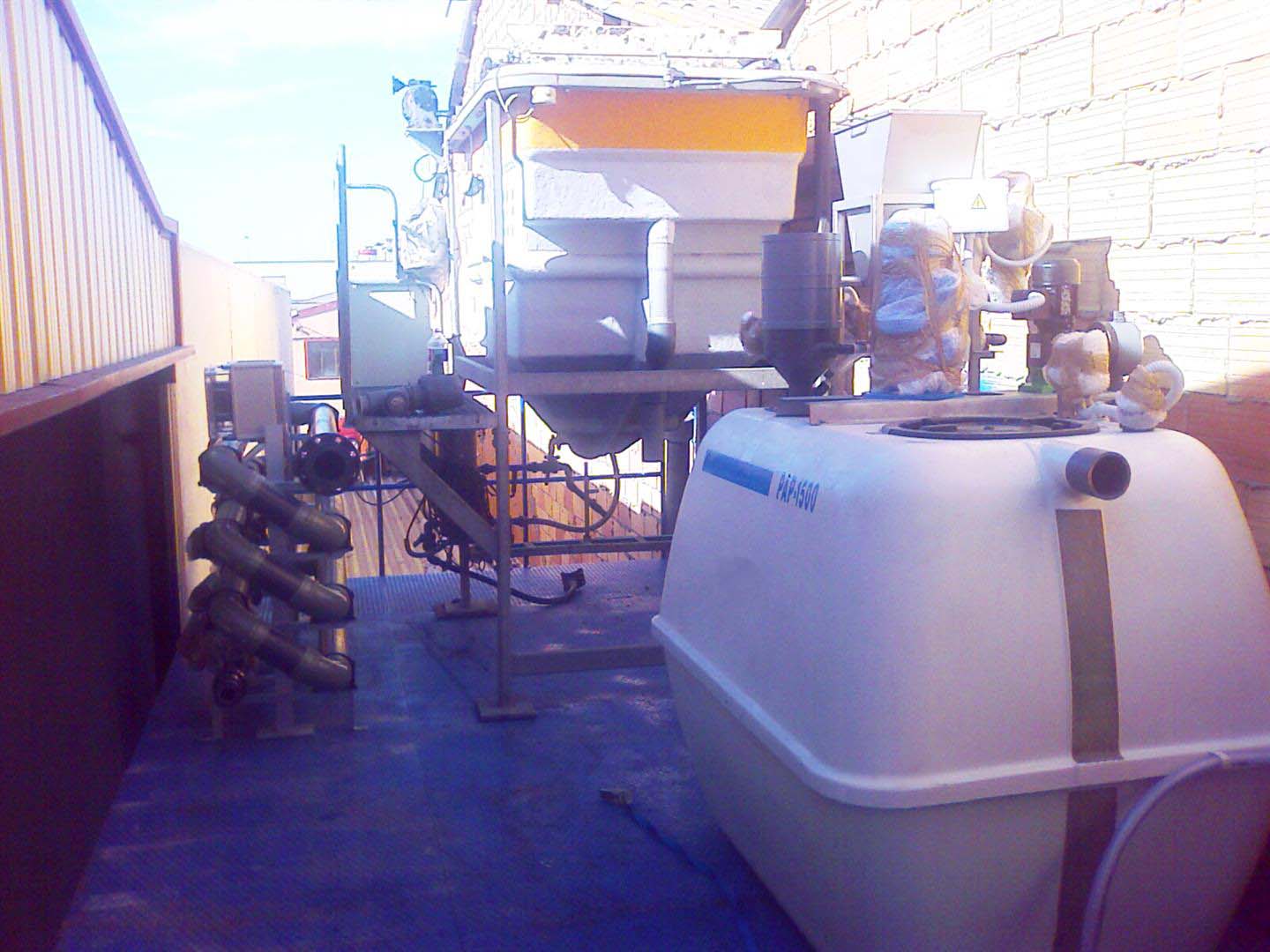 Depuración de aguas residuales de lavadero de cisternas