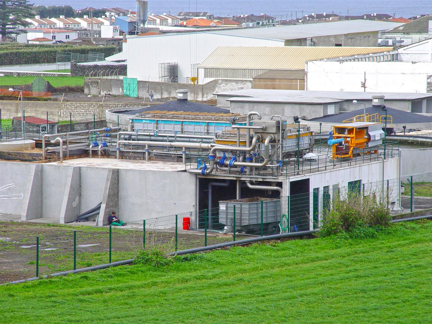 ETAR depuradora de aguas residuales en industria láctea