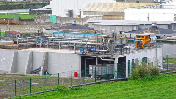 ETAR depuradora de aguas residuales en industria láctea