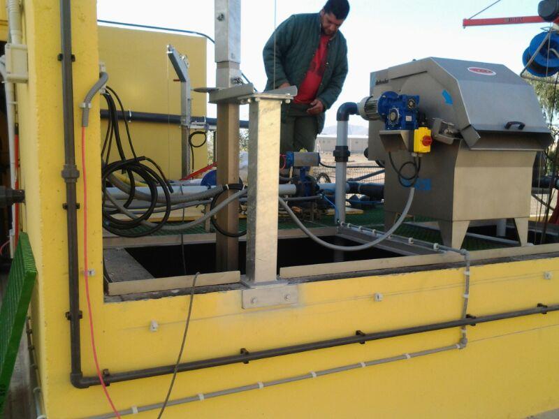EDAR Planta contenerizada en industria láctea
