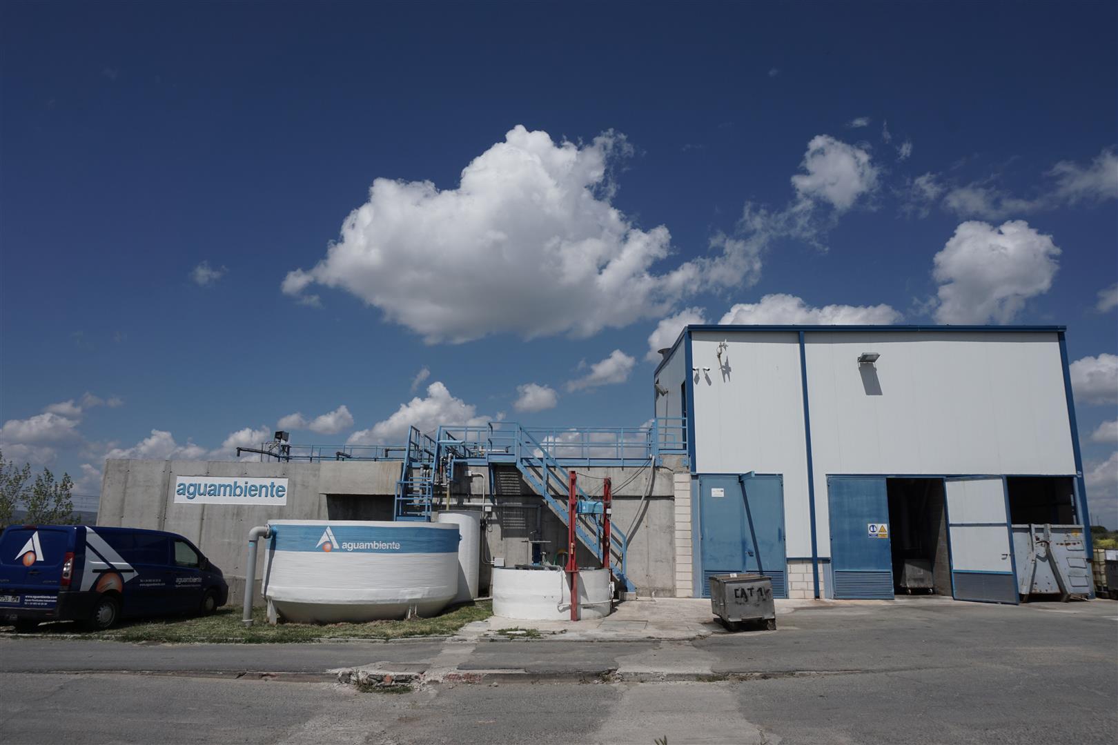 EDAR depuradora de aguas de matadero frigorífico