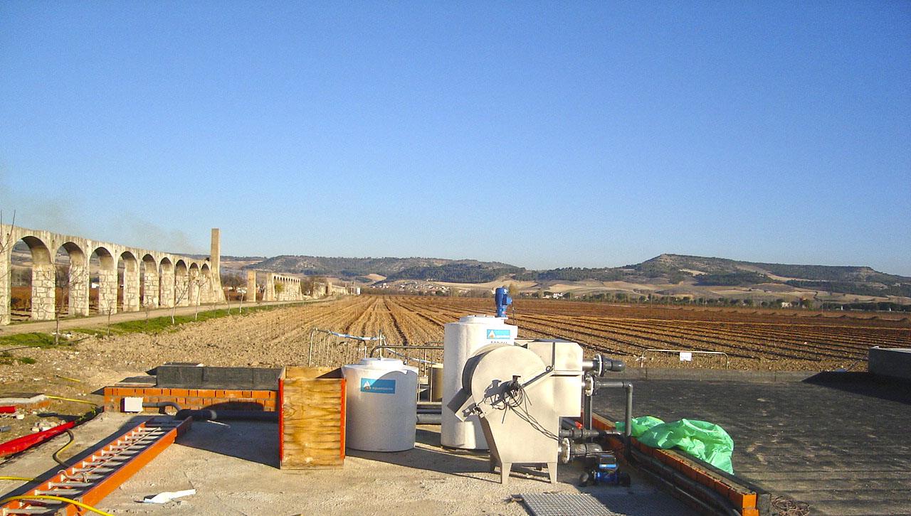 EDAR depuración de aguas residuales de vinos y alcoholes en bodegas