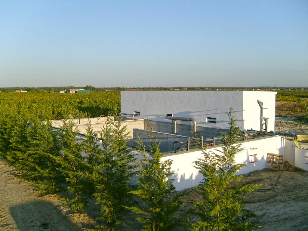 Depuración de aguas residuales de vinos y alcoholes en bodegas