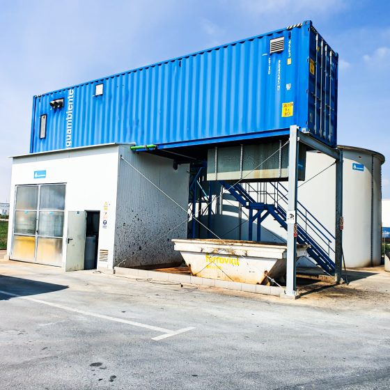 ETAR lavadero de cisternas en industria química