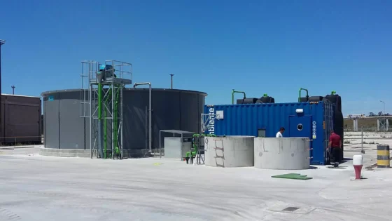 Instalación, puesta en marcha y mantenimiento en EDAR para lavadero de cisternas