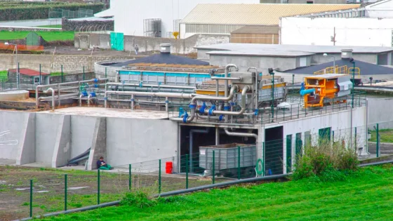 ETAR para industria láctea en Portugal 1.617 m³/día