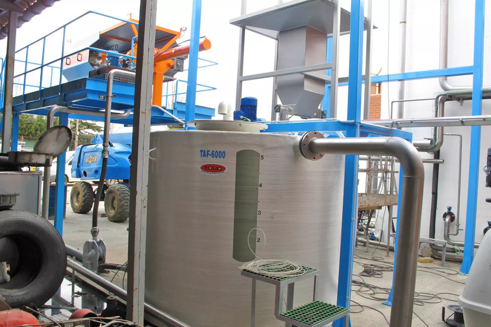 Reforma EDAR en fábrica láctea 150 m³/día