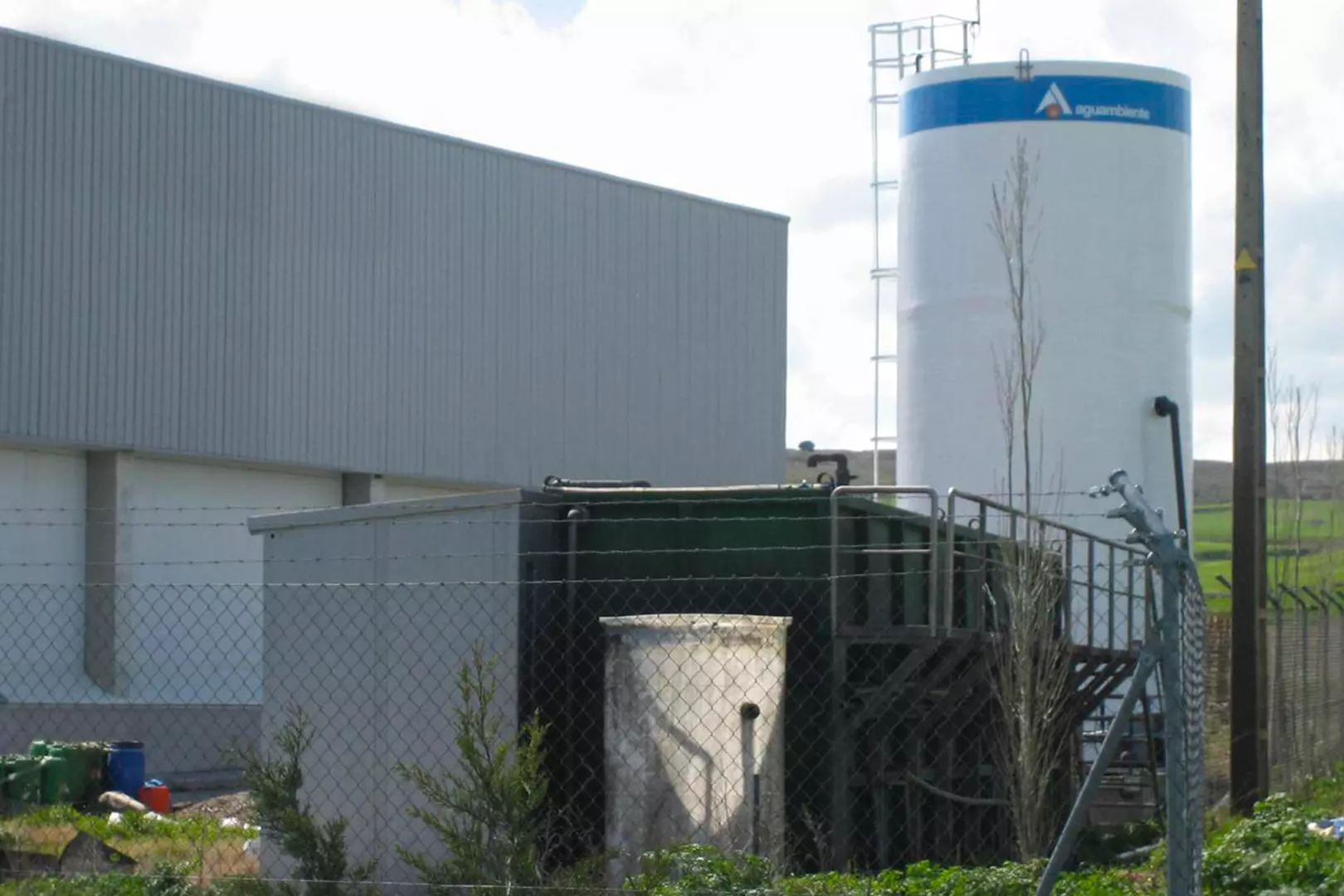 EDAR planta de tratamiento de residuos en industria quesera