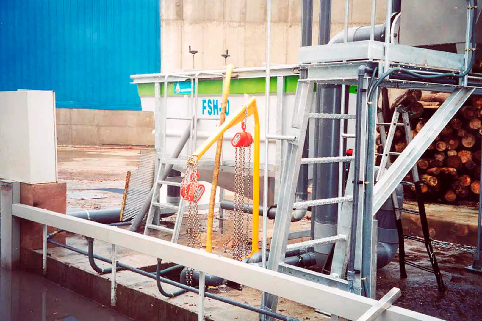 EDAR de pluviales y limpiezas de patio de Fábrica de Tableros de madera