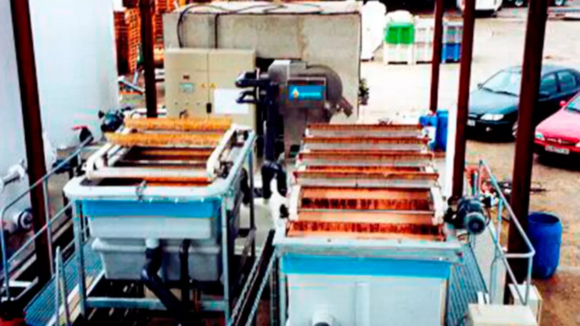 EDAR para fábrica de pimentón 50 m³/día