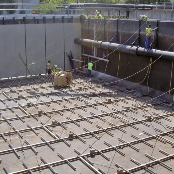 AERATION OF BIOLOGICAL LAGOON IN BREWERY WWTP