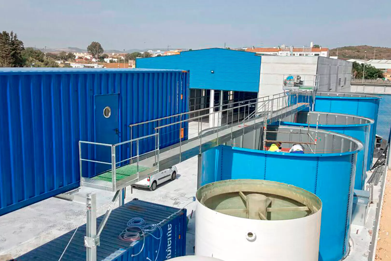 EDAR para lavadero de cisternas 120 m³/día